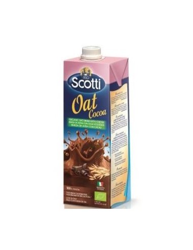 BEBIDA VEGETAL DE AVENA con cacao 1l. BIO SCOTTI