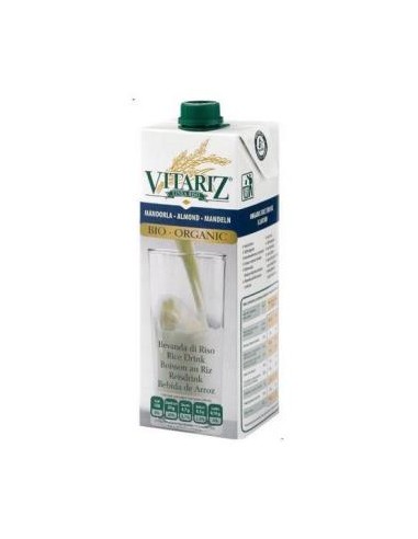 BEBIDA VEGETAL DE ARROZ con almendra 1lt. BIO SG VITARIZ