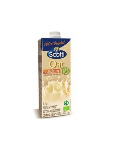 BEBIDA VEGETAL DE AVENA con calcio 1l. VEGAN SCOTTI