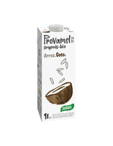 PROVAMEL BEBIDA VEGETAL DE ARROZ-COCO 1lt. BIO SANTIVERI