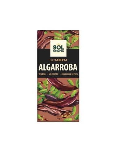 ALGARROBA tableta 70gr. BIO SOLNATURAL