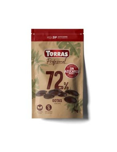 GOTA 72% CACAO 1kg TORRAS