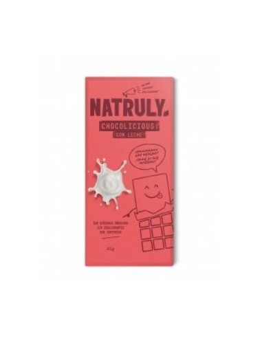 CHOCOLICIOUS CON LECHE tableta 85gr. SG NATRULY