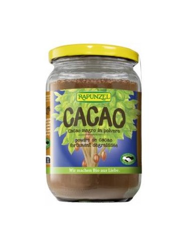 CACAO desgrasado polvo 250gr. BIO S/A VEGAN RAPUNZEL