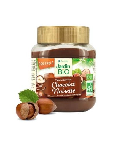 CREMA DE CACAO con avellanas 350gr. BIO JARDIN BIO