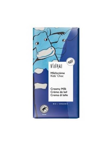 CHOCOLATE KIDS con crema de leche 100g BIO VIVANI