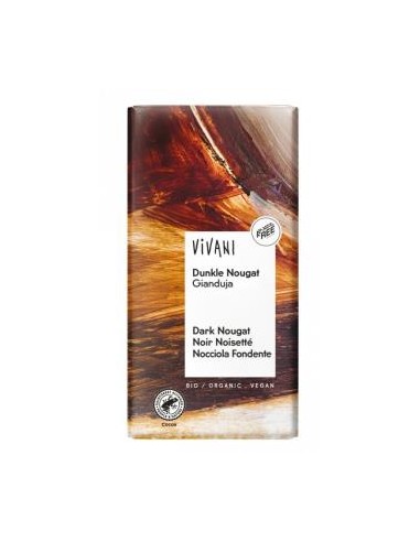 CHOCOLATE NEGRO praline avellana 100gr. BIO VEGAN VIVANI