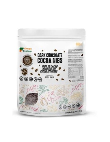 NIBS bañados en chocolate 1kg. ECO ENERGY FEELINGS