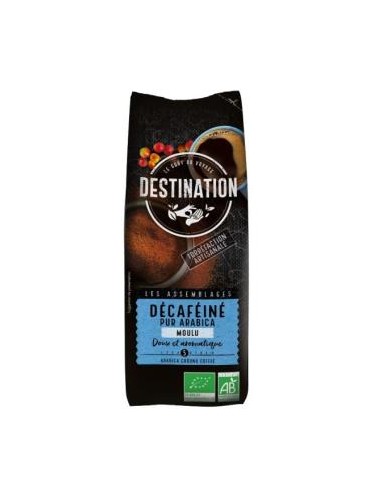 CAFE ARABICA 100% DESCAFEINADO molido 250gr. BIO DESTINATION