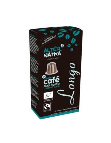 CAFE LONGO 10capsulas cafe biodegradable. ECO ALTERNATIVA 3