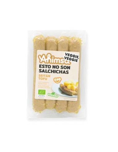 SALCHICHAS DE SEITAN Y TOFU 200gr. BIO VEGAN AHIMSA