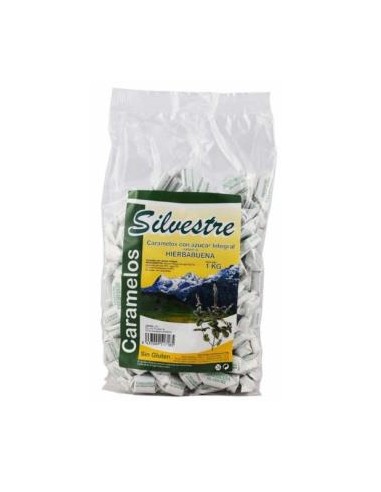 CARAMELOS DE HIERBABUENA azucar de caña 1kg SILVESTRE