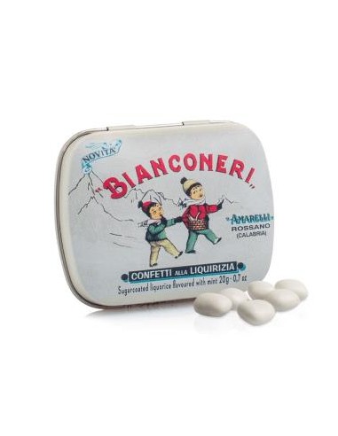 BIANCONERI menta azucarado 12x50gr. AMARELLI