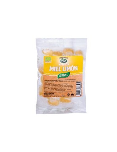 CARAMELOS DE MIEL Y LIMON 50gr. BIO SANTIVERI