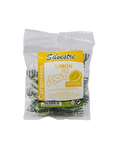 CARAMELOS DE LIMON sin azucar 70gr. SILVESTRE