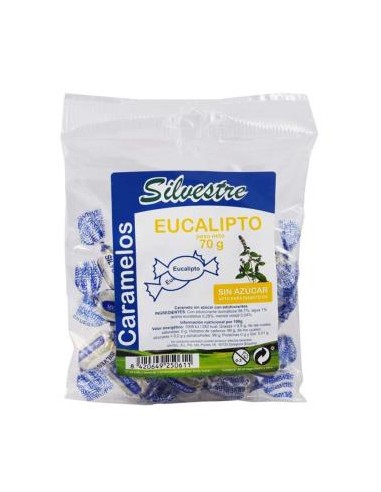 CARAMELOS DE EUCALIPTO sin azucar 70gr. SILVESTRE