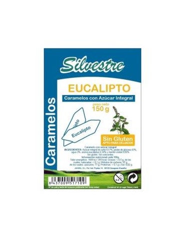 CARAMELOS DE EUCALIPTO azucar de caña 150gr. SILVESTRE