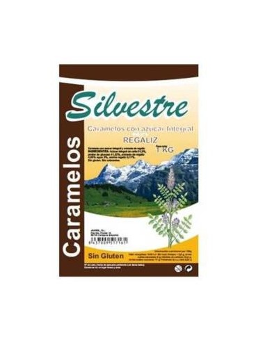 CARAMELOS DE REGALIZ azucar de caña 1kg. SILVESTRE