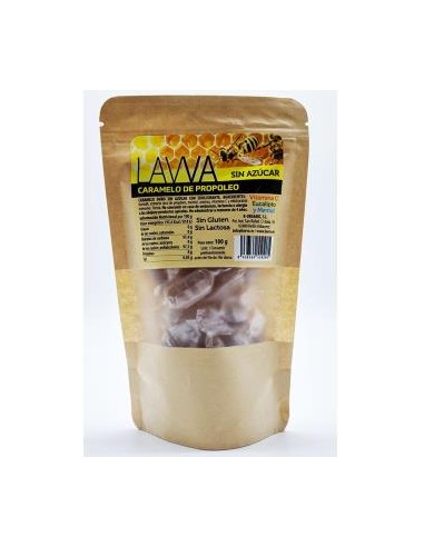 CARAMELO DE PROPOLEO VITAMINA C MENTOL 100gr. LAVVA