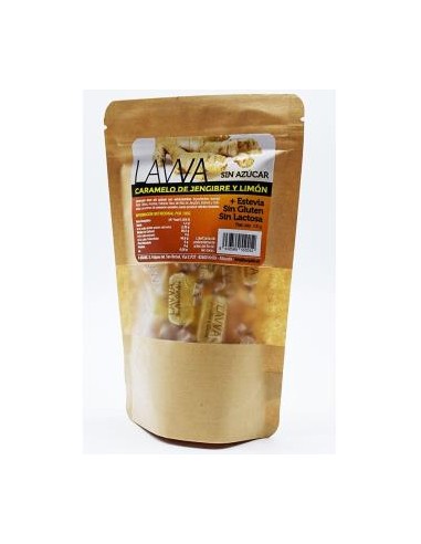 CARAMELO DE JENGIBRE LIMON 100gr. LAVVA