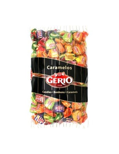 CARAMELO RELLENO FRUTAS 8 sabores 1kg. GERIO