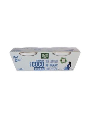 POSTRE DE COCO 2x125gr. NATURGREEN