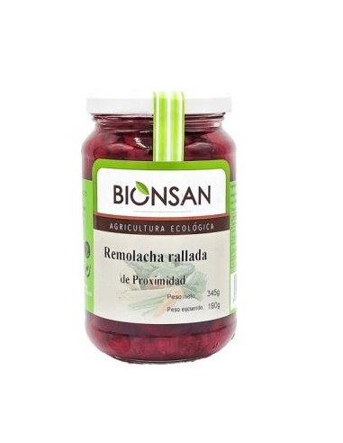 REMOLACHA ROJA rallada de proximidad 345gr. ECO BIONSAN