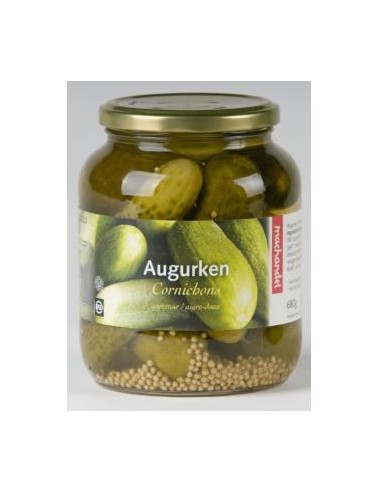 PEPINILLOS agridulces 680gr. BIO MACHANDEL