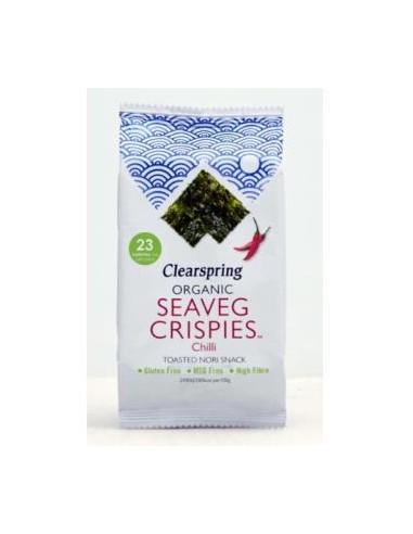 ALGA NORI tostada con chili snack 4gr. CLEARSPRING