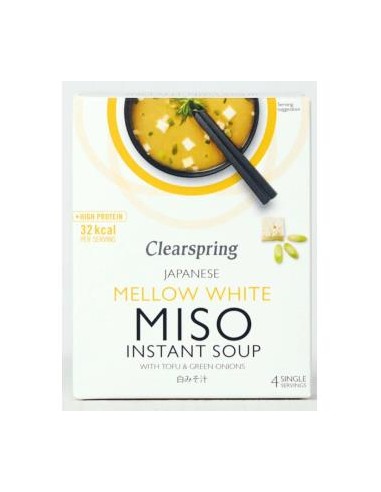 SOPA DE MISO Y TOFU suave instantanea 4sbrs. CLEARSPRING