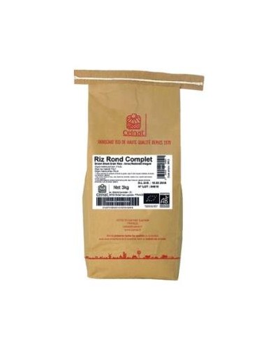 ARROZ REDONDO integral 3kg. BIO CELNAT