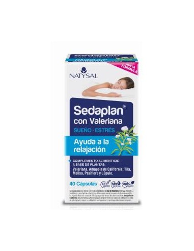 SEDAPLAN (valeriana-tranquilizante) 40cap. NATYSAL