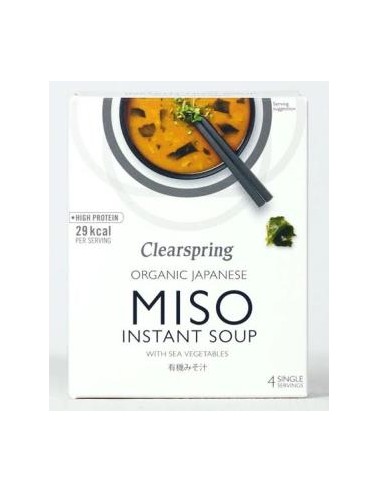 SOPA DE MISO Y ALGAS instantanea 4sbrs. CLEARSPRING