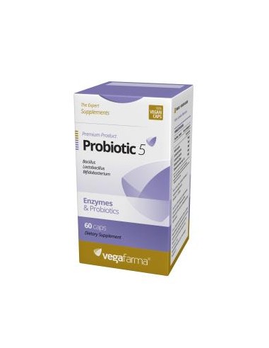 PROBIOTIC 5 60cap. VEGAFARMA