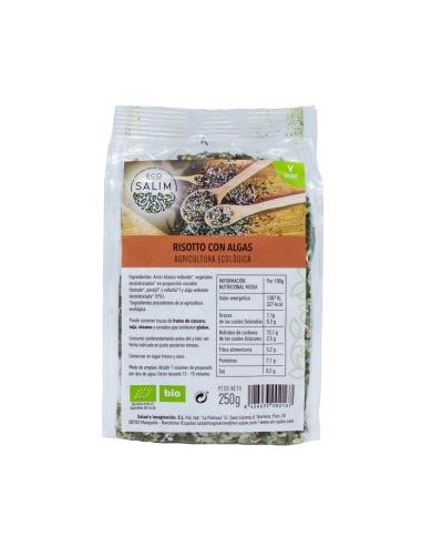 RISOTTO con algas 250gr. BIO VEGAN ECO SALIM