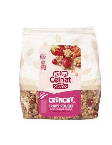 MUESLI CRUNCHY FRUTOS ROJOS 500gr. BIO CELNAT