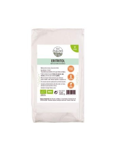 ERITRITOL endulzante 500gr. BIO VEGAN ECO SALIM