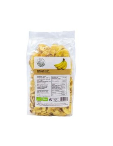 BANANA CHIPS deshidratada 250gr. BIO ECO SALIM