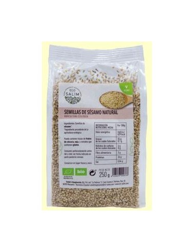 SESAMO NATURAL 250gr. BIO VEGAN ECO SALIM