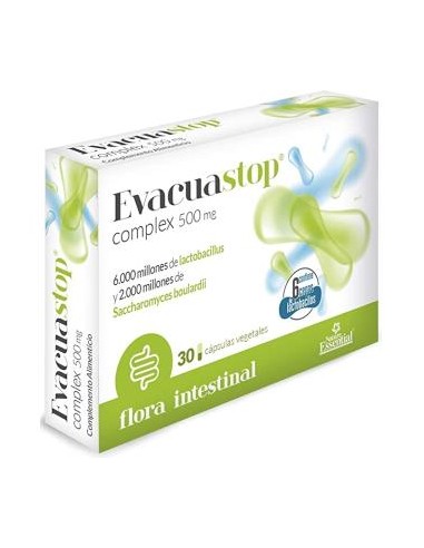 EVACUASTOP 500mg. 30cap. NATURE ESSENTIAL