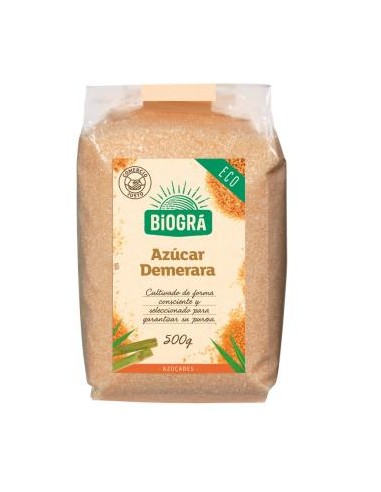 AZUCAR DEMERARA integral COMERCIO JUSTO 500gr. ECO BIOGRA