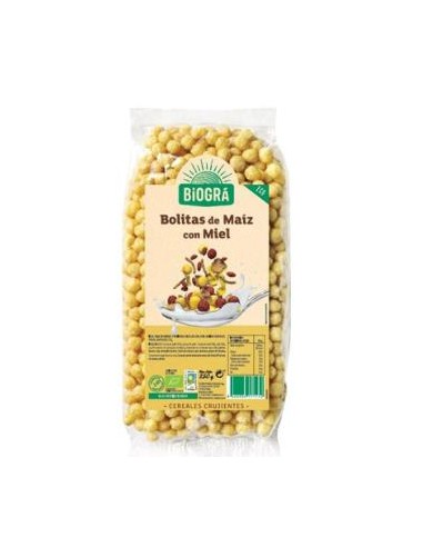 BOLITAS DE MAIZ con miel 250gr. BIO BIOGRA