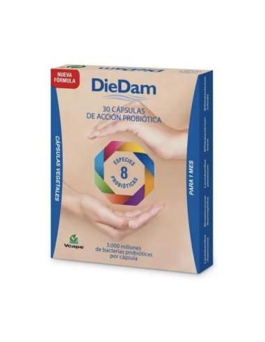 DIEDAM LACTOBACILOS Y BIFIDOBACTERIOS 30cap. ALMOND