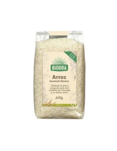 ARROZ BASMATI blanco 500gr. BIOGRA