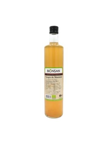 VINAGRE DE MANZANA sin pasteurizar 750ml. ECO BIONSAN