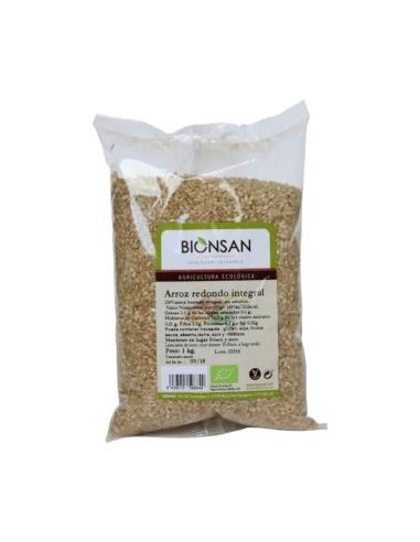 ARROZ REDONDO integral 500gr. ECO BIONSAN