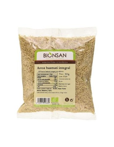 ARROZ BASMATI integral 500gr. ECO BIONSAN