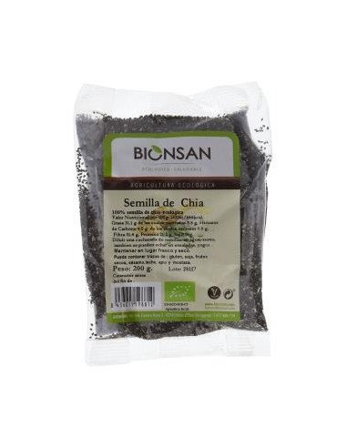 SEMILLAS DE CHIA 200gr. ECO BIONSAN