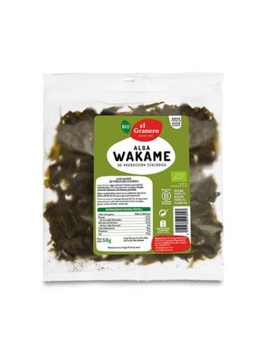 ALGA WAKAME 50gr. BIO EL GRANERO