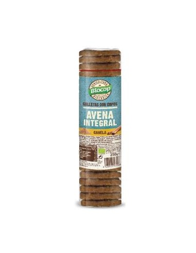 GALLETAS DE AVENA integral con canela 250gr. BIO BIOCOP